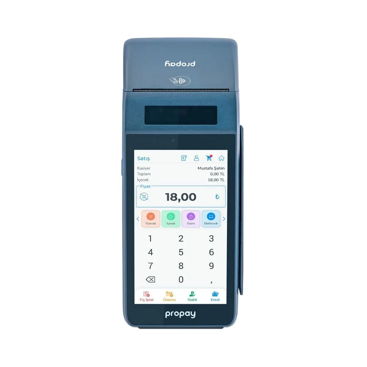 Propay P1000 Android Yazarkasa Pos Cihazı